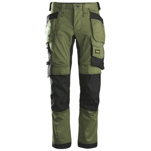 Snickers 6241 AllroundWork Pants + Holster Pockets - Khaki Green