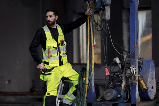 Gear Up for Success with the Snickers Workwear 4230 High-Vis Tool Vest