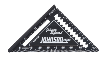 Johnson Level 4.5" Johnny Square® Professional Easy-Read™ Finish Square 1904-0450
