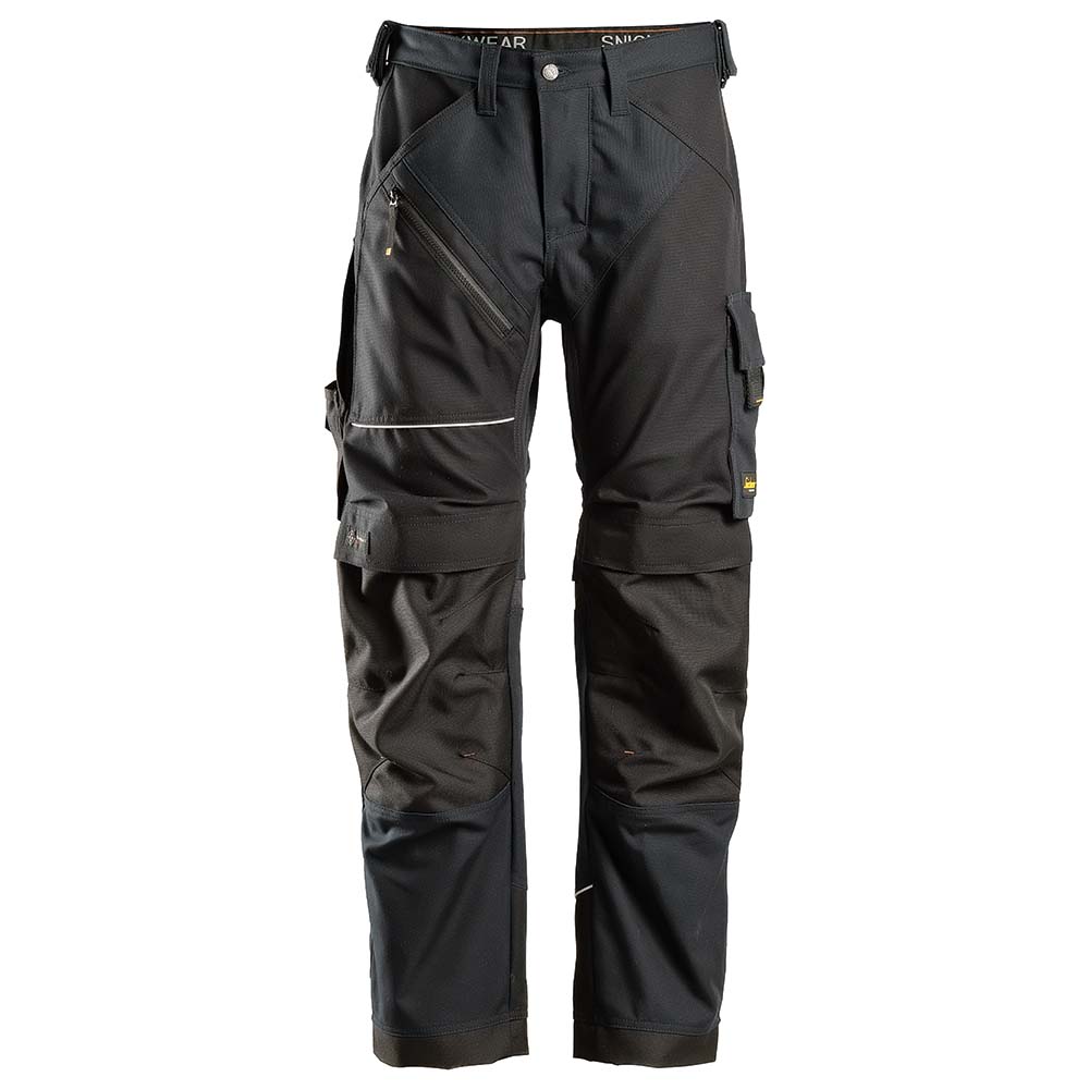Snickers 6214 RuffWork Canvas Work Trousers Steel Grey/Black available  online - Caulfield Industrial